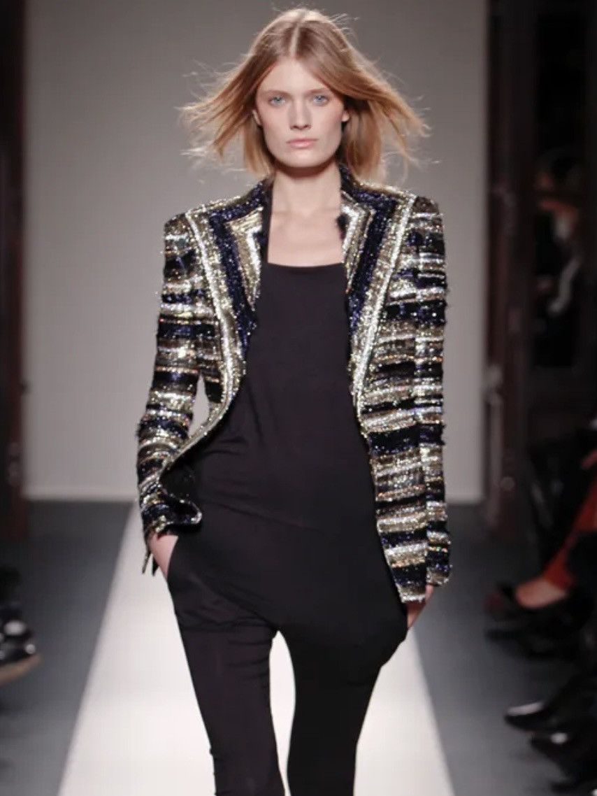 Balmain F/W 11 Decarnin Swarovski Embellished Jacket Size S / US 4 / IT 40 - 13 Thumbnail