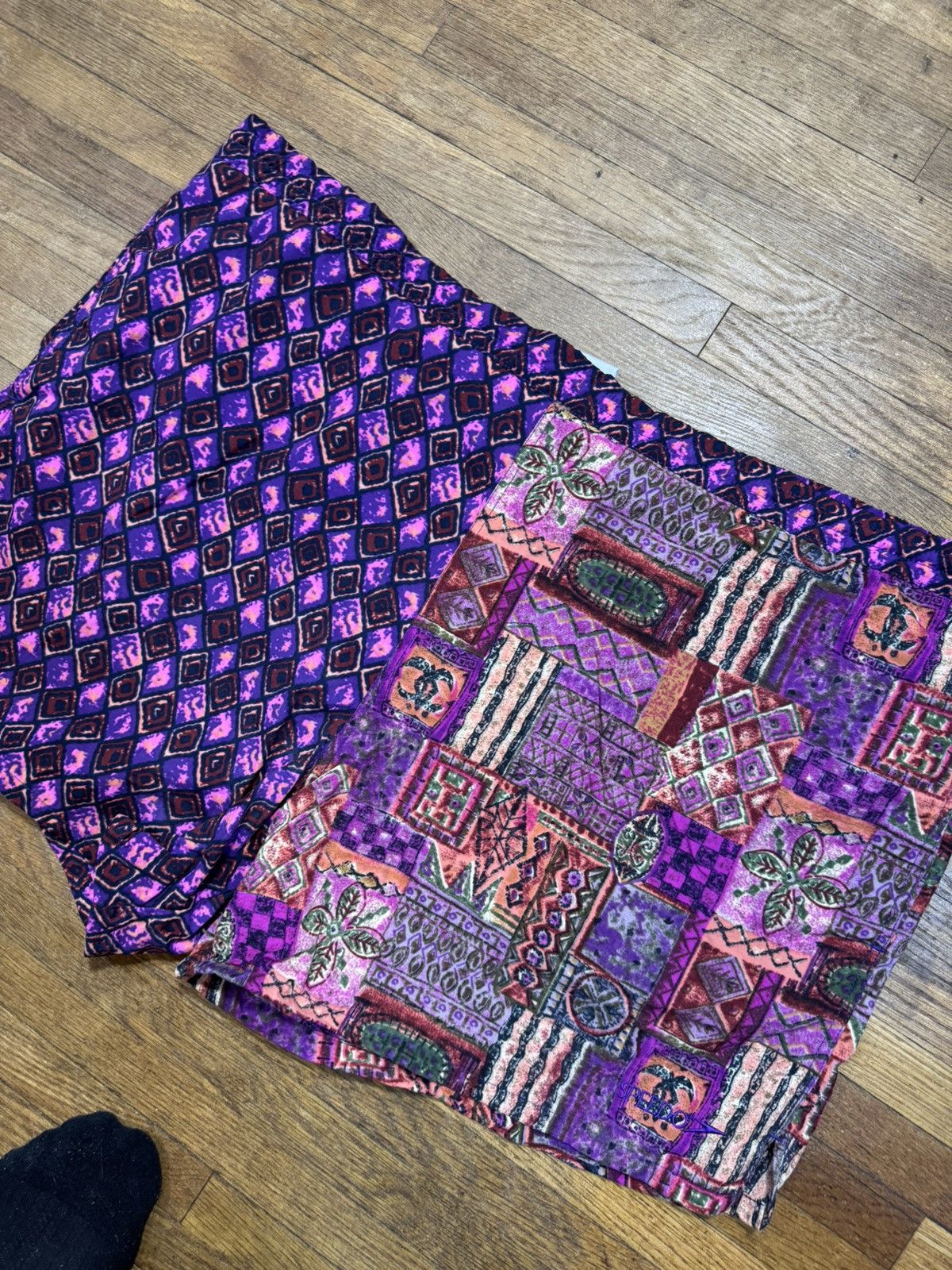 Vintage Vintage Purple AOP Shorts Size US 40 / EU 56 - 3 Thumbnail