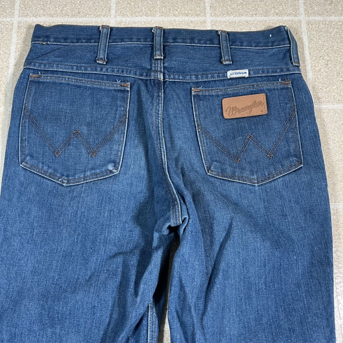 Wrangler Vintage Wrangler Flare Jeans 31x31 "No Fault" Blue Denim Size US 31 - 2 Thumbnail