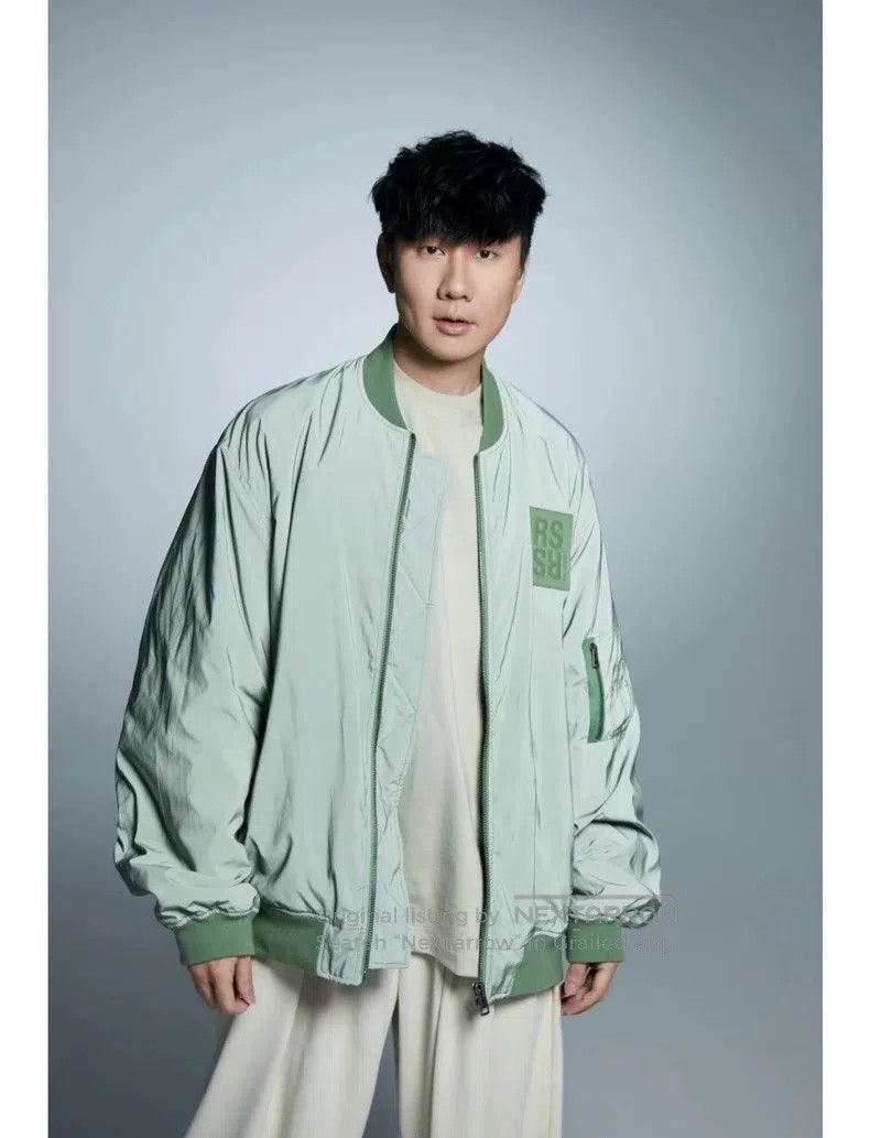 Raf Simons Raf Simons 2023SS Reflective Green Jacket Size US M / EU 48-50 / 2 - 1 Thumbnail