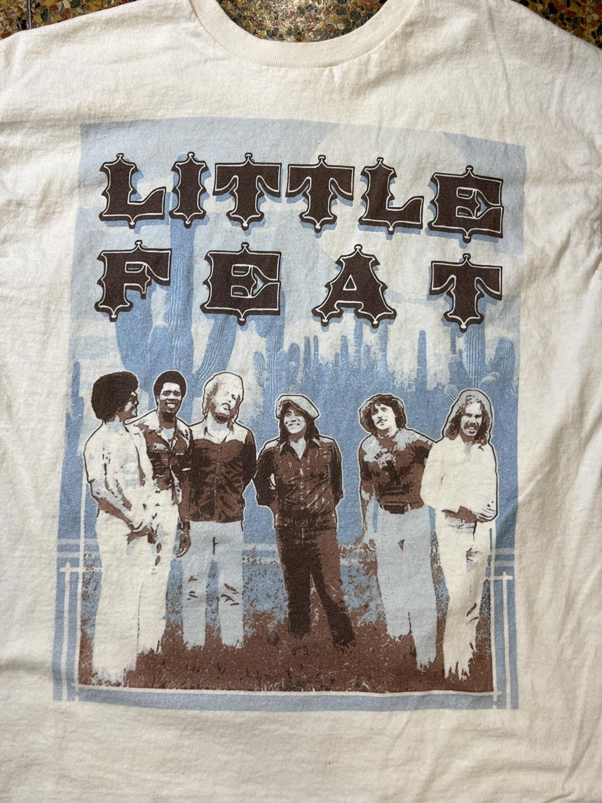 Bonnie Raitt Little Feat Tシャツ Vintage Little Feat Shirt Size 2XL Black Band Tee Rock Music