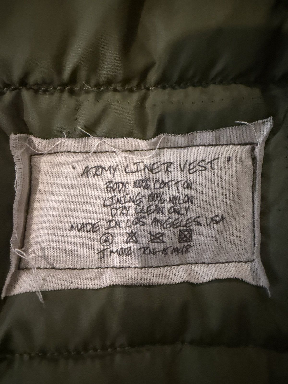 Greg Lauren Greg Lauren Liner Vest Size (2) Size US M / EU 48-50 / 2 - 7 Thumbnail