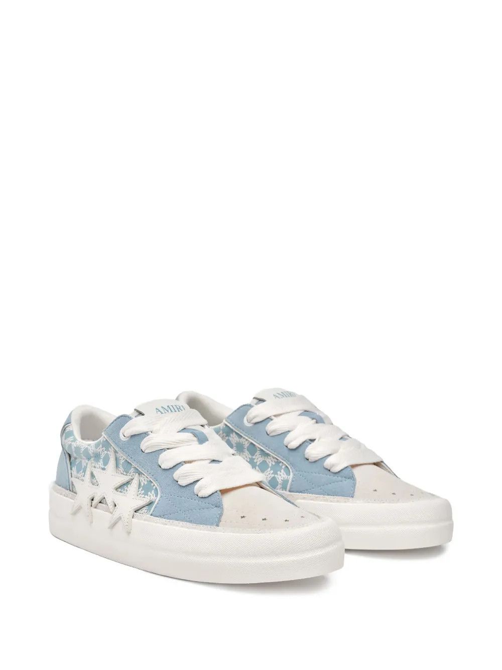 Amiri o1s1wg110526 Sunset Skate Sneakers in Blue/Ivory Size US 14 / EU 47 - 2 Thumbnail