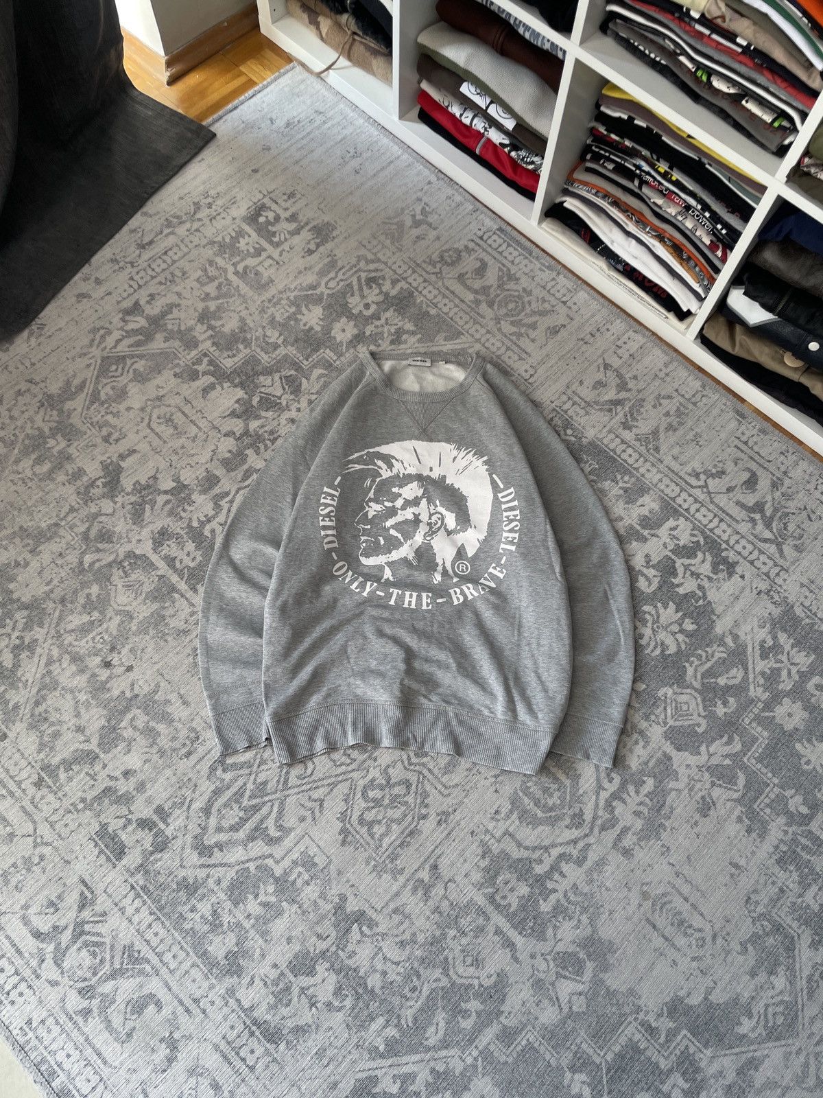 Vintage Diesel Sweatshirt Big Logo Boxy Archival Japanese