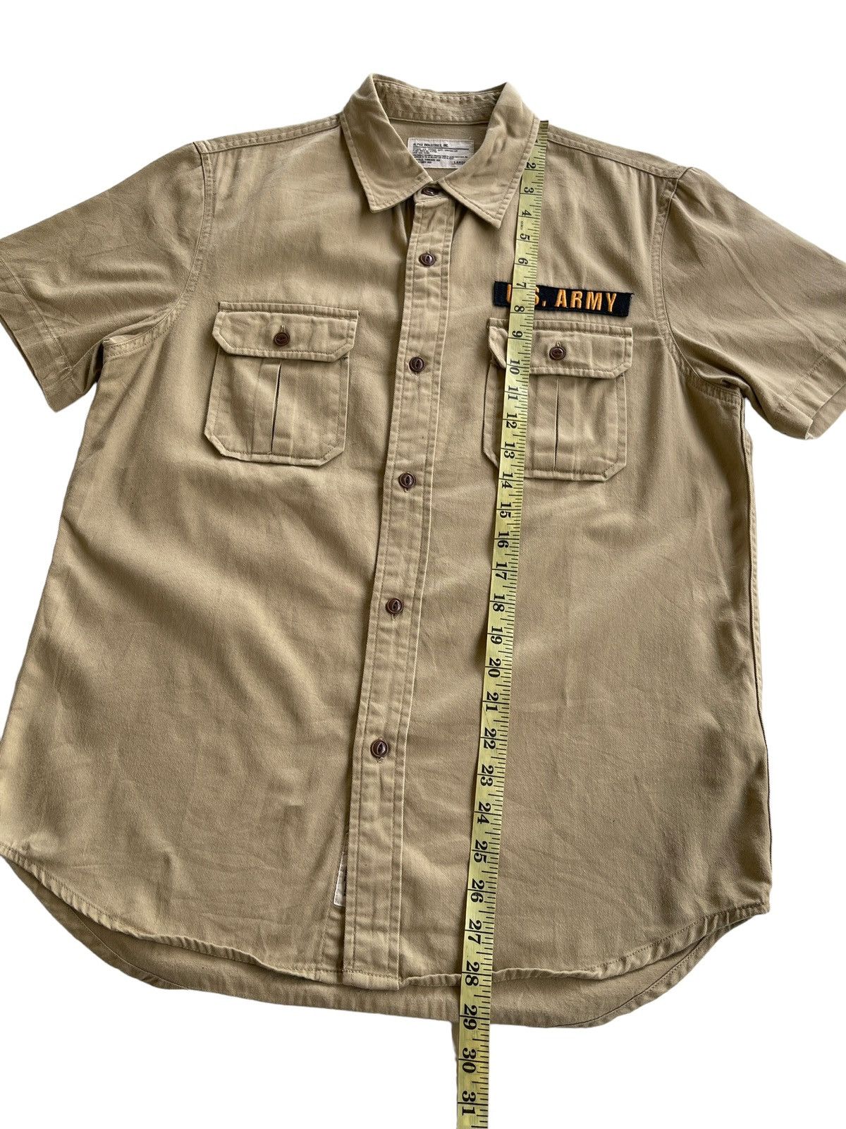 Alpha Industries Vintage Alpha Knoxville Tennesse Embroidery Logo Shirt Size US L / EU 52-54 / 3 - 11 Thumbnail
