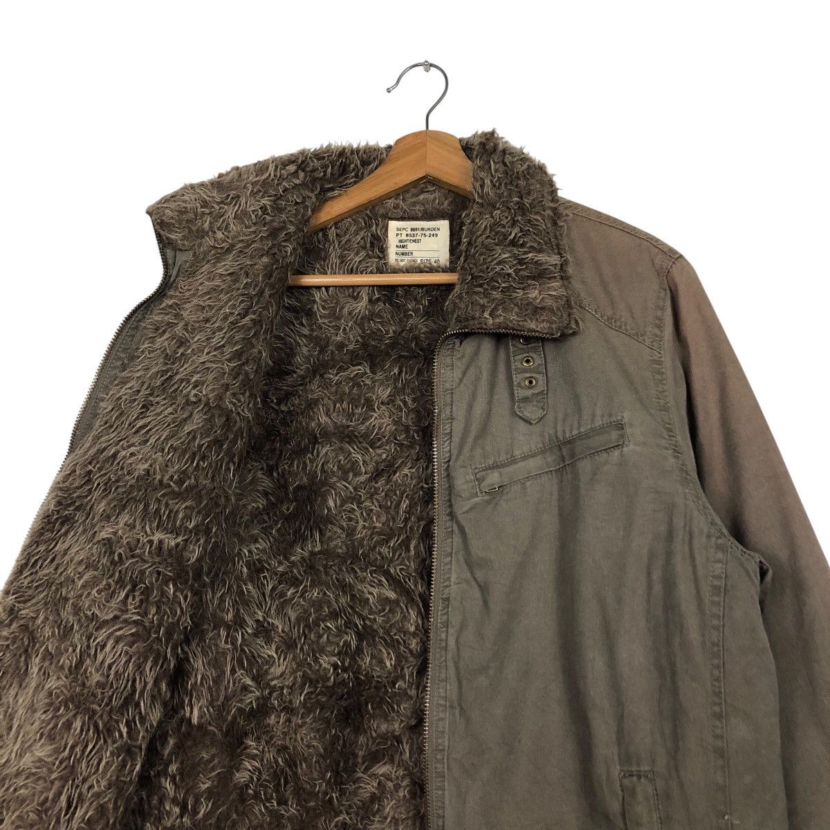 Japanese Brand × Vintage 📌Vintage Military Biker Jacket Burden Blanket Parka Style Size US M / EU 48-50 / 2 - 12 Thumbnail