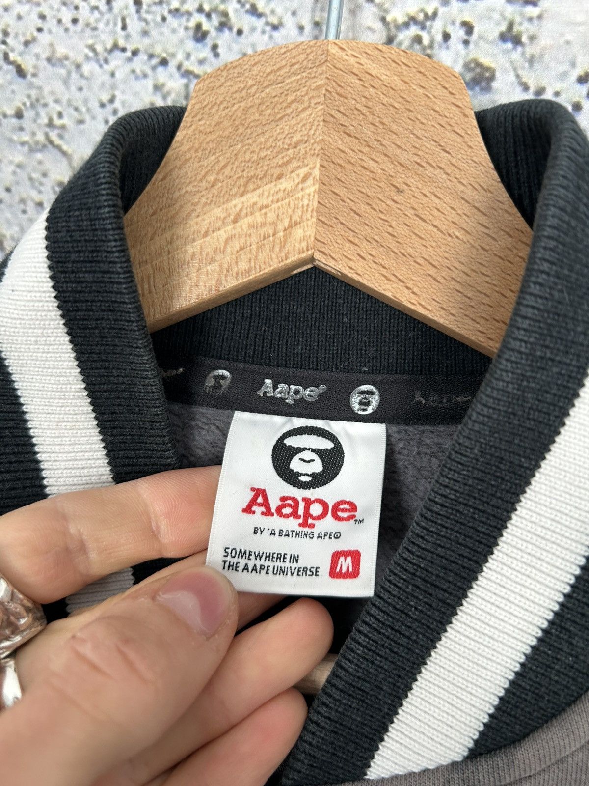 Aape Vintage Aape Now by A Bathing Ape Camo Military Varsity Hype Size US M / EU 48-50 / 2 - 7 Thumbnail