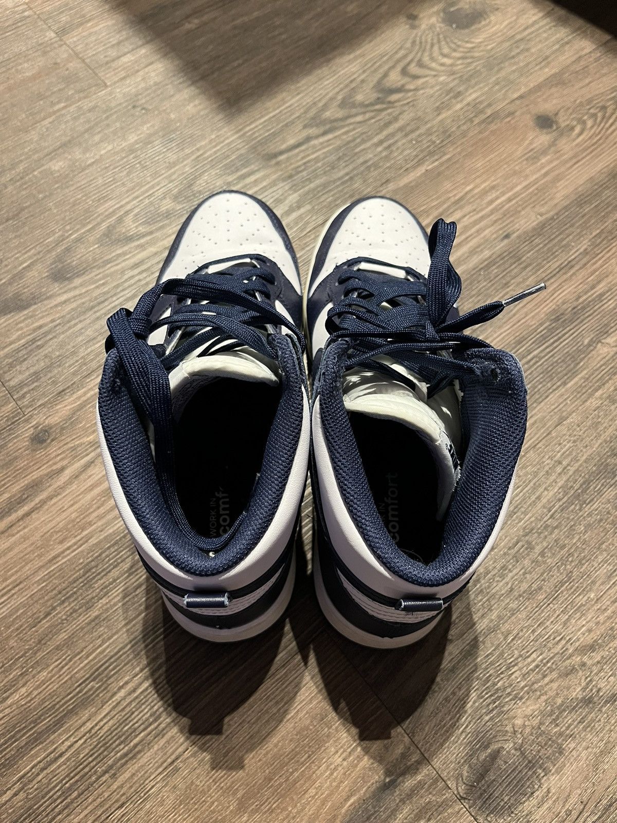 Nike Nike Dunk High Midnight Navy Size US 10 / EU 43 - 3 Thumbnail