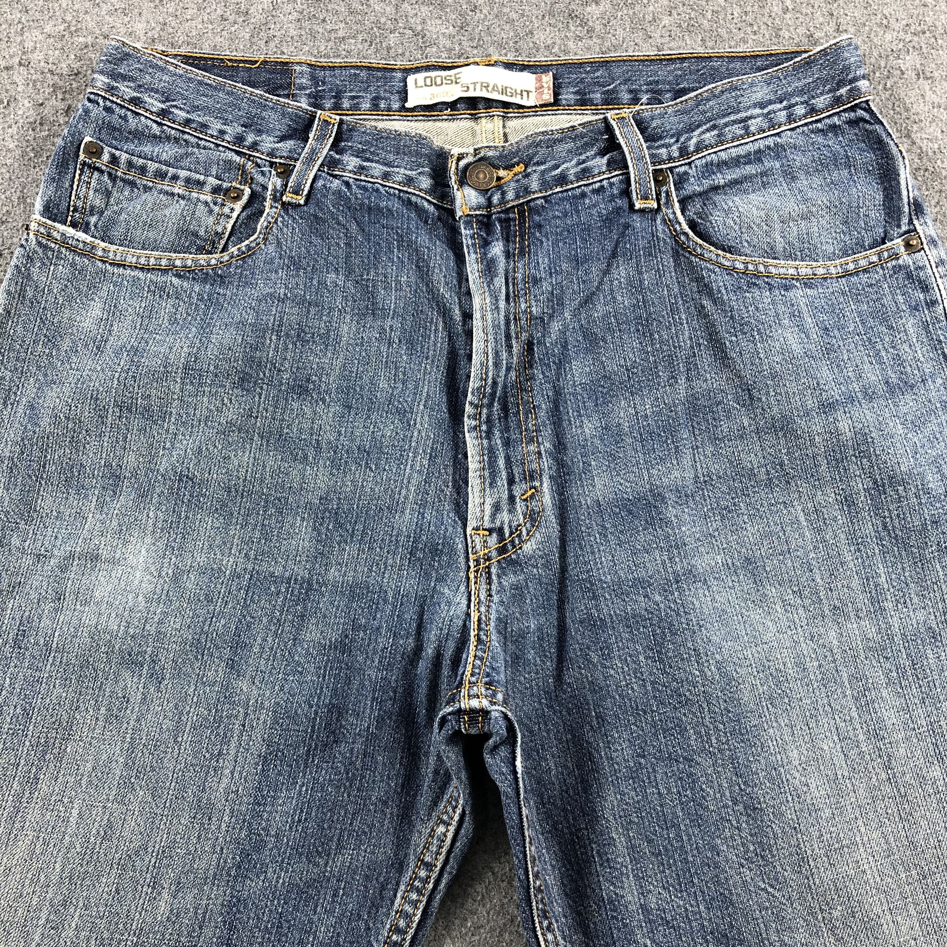 Levi's Vintage Blue Wash Levis 569 Jeans-J1488 Size US 36 / EU 52 - 3 Thumbnail