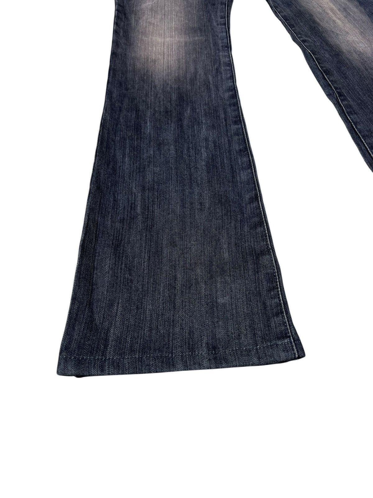 5351 POUR LES HOMMES 5351 Pour Les Hommes Black Denim Flare Jeans Size US 31 - 10 Thumbnail