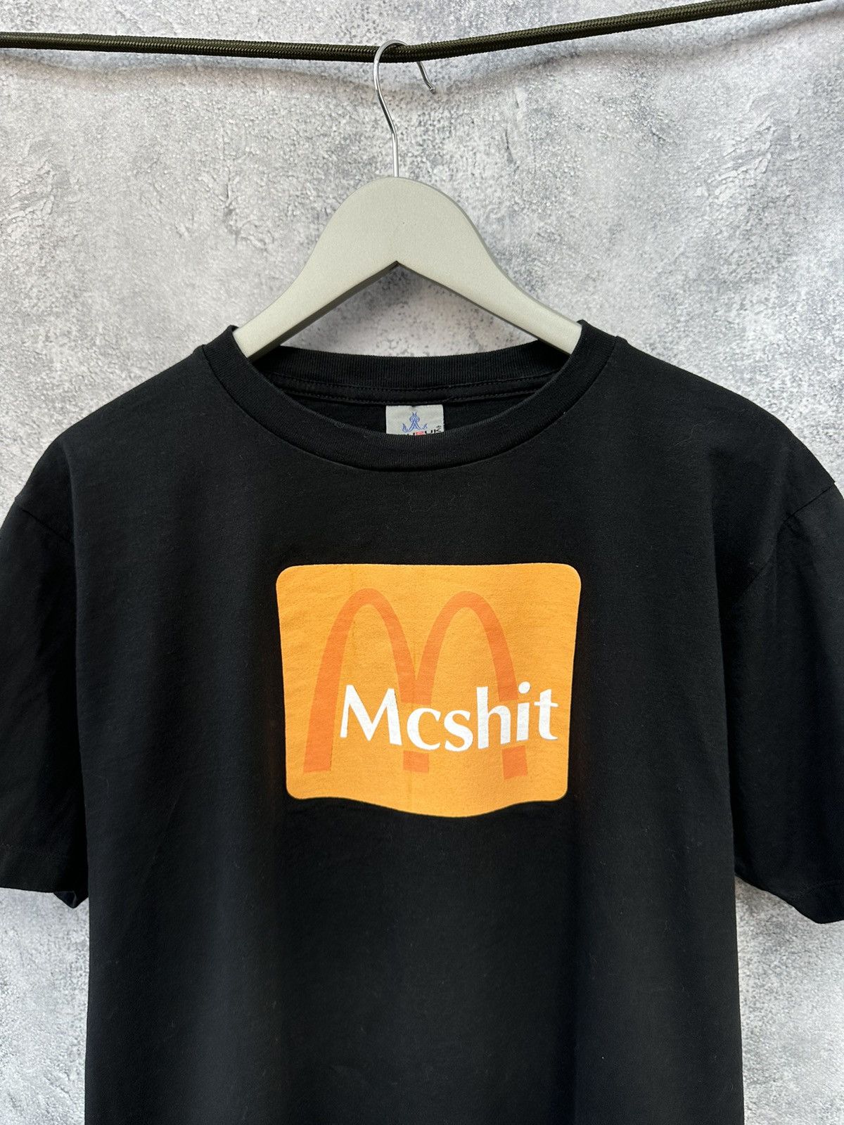 Vintage MCShit Big Pring T-Shirt Y2k Tee Black Anuruk Size US L / EU 52-54 / 3 - 5 Thumbnail