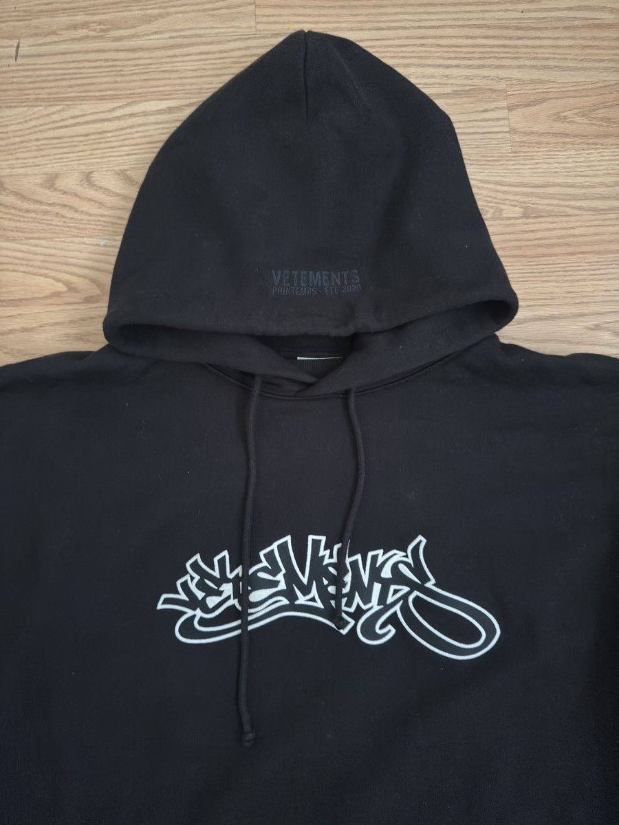 Vetements Vetements Skater Graffiti Deconstructed Hoodie Size US M / EU 48-50 / 2 - 2 Thumbnail