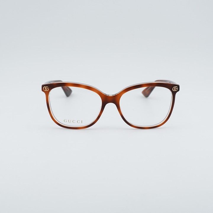 Gucci Gucci GG1816O 008 Eyeglasses Havana on Transparent 54mm Size ONE SIZE - 2 Thumbnail