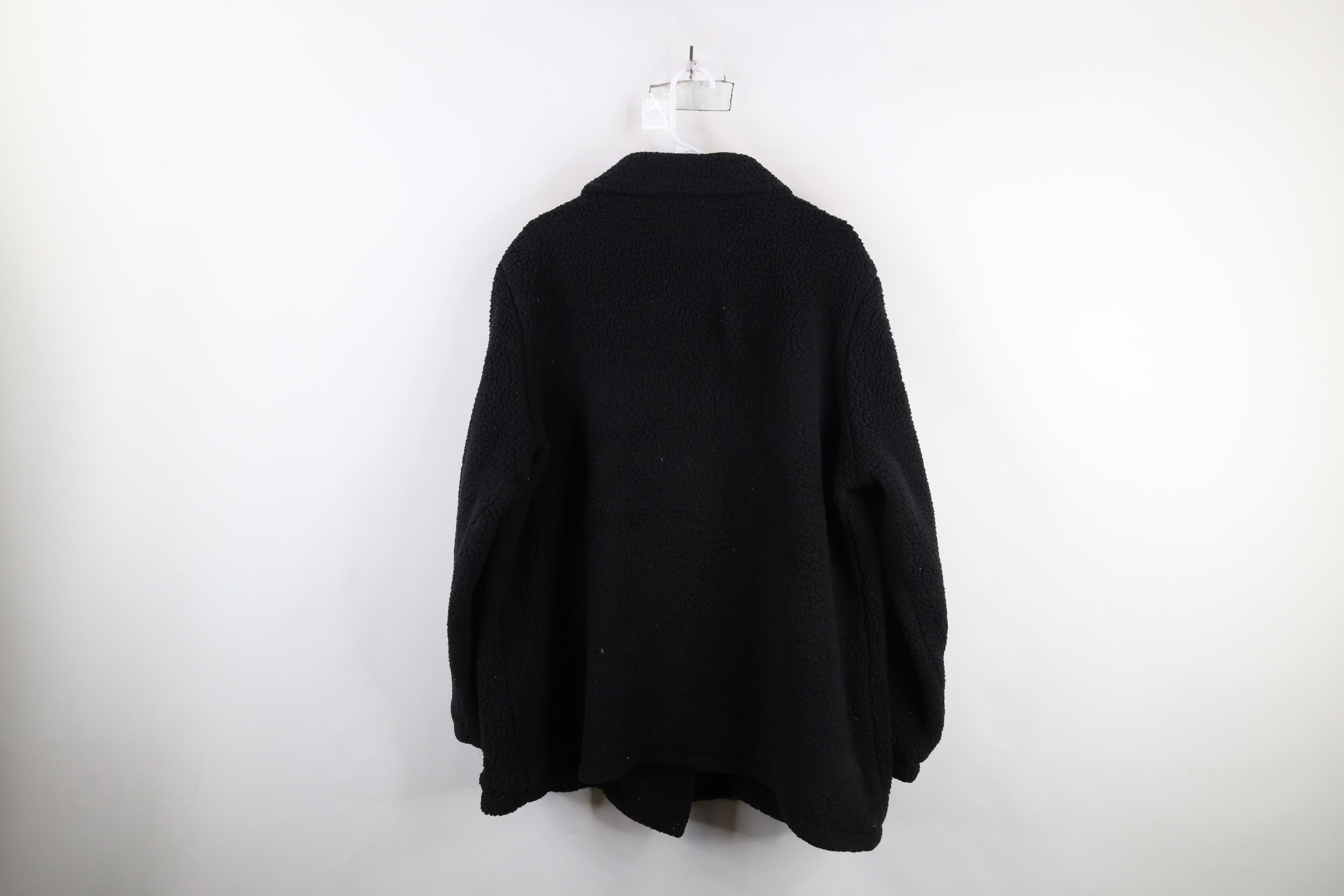 Harley Davidson × Vintage Vintage Harley Davidson Pile Fleece Double Breasted Jacket Size XXL / US 16-18 / IT 52-54 - 11 Thumbnail