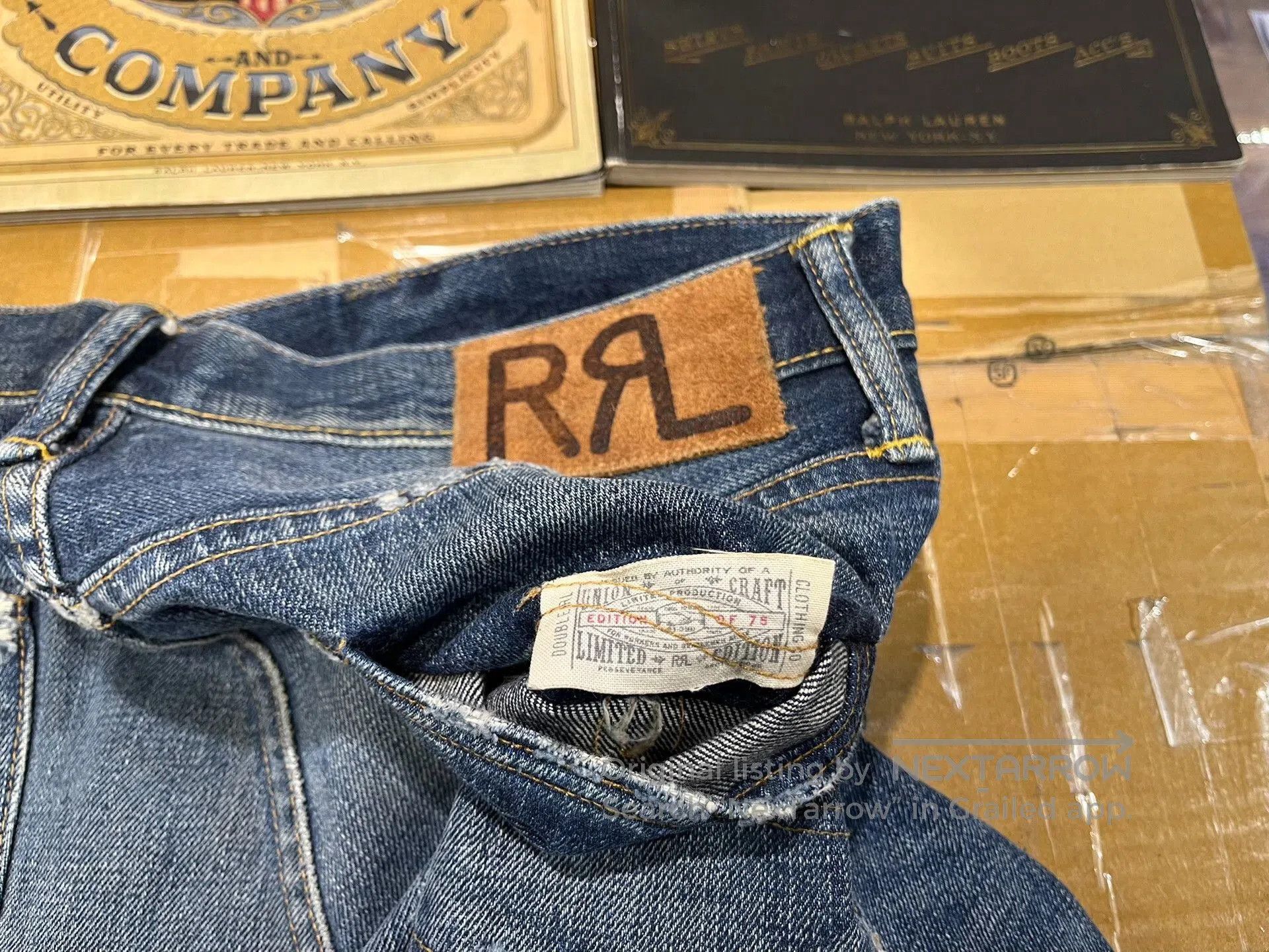 RRL Ralph Lauren RRL Vintage Limited Patch Distressed Jeans. Size US 30 / EU 46 - 9 Thumbnail