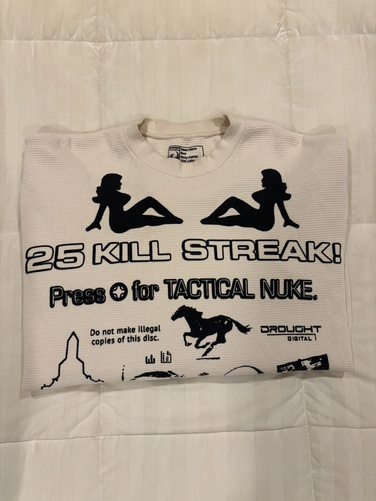 Drought Came Up In The Drought Call Of Duty Killstreak Knit Shirt M Size US M / EU 48-50 / 2 - 8 Thumbnail