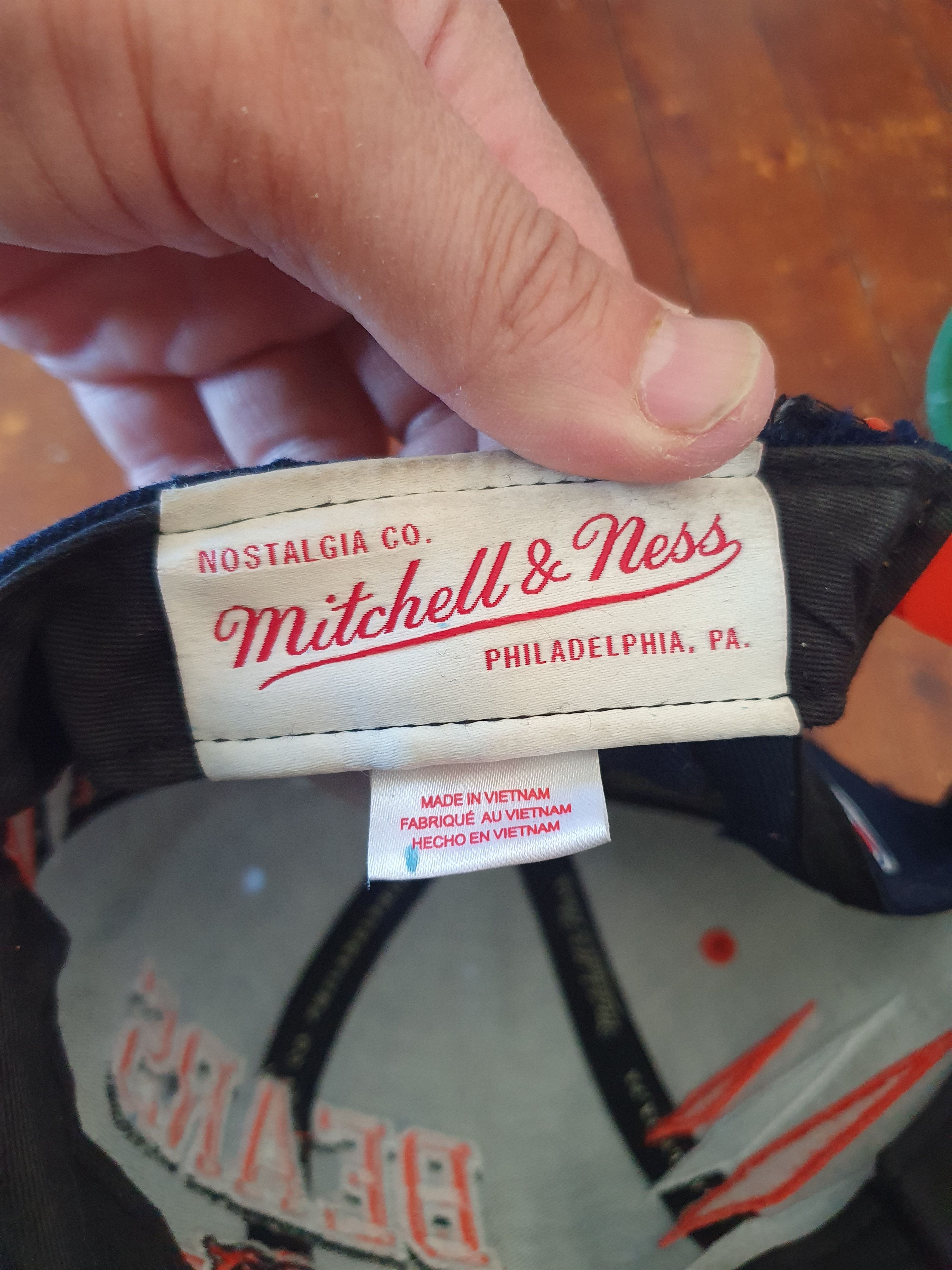 Mitchell & Ness × NFL Chicago Bears Diamond Cut Snapback Hat Mitchell & Ness Size ONE SIZE - 15 Thumbnail