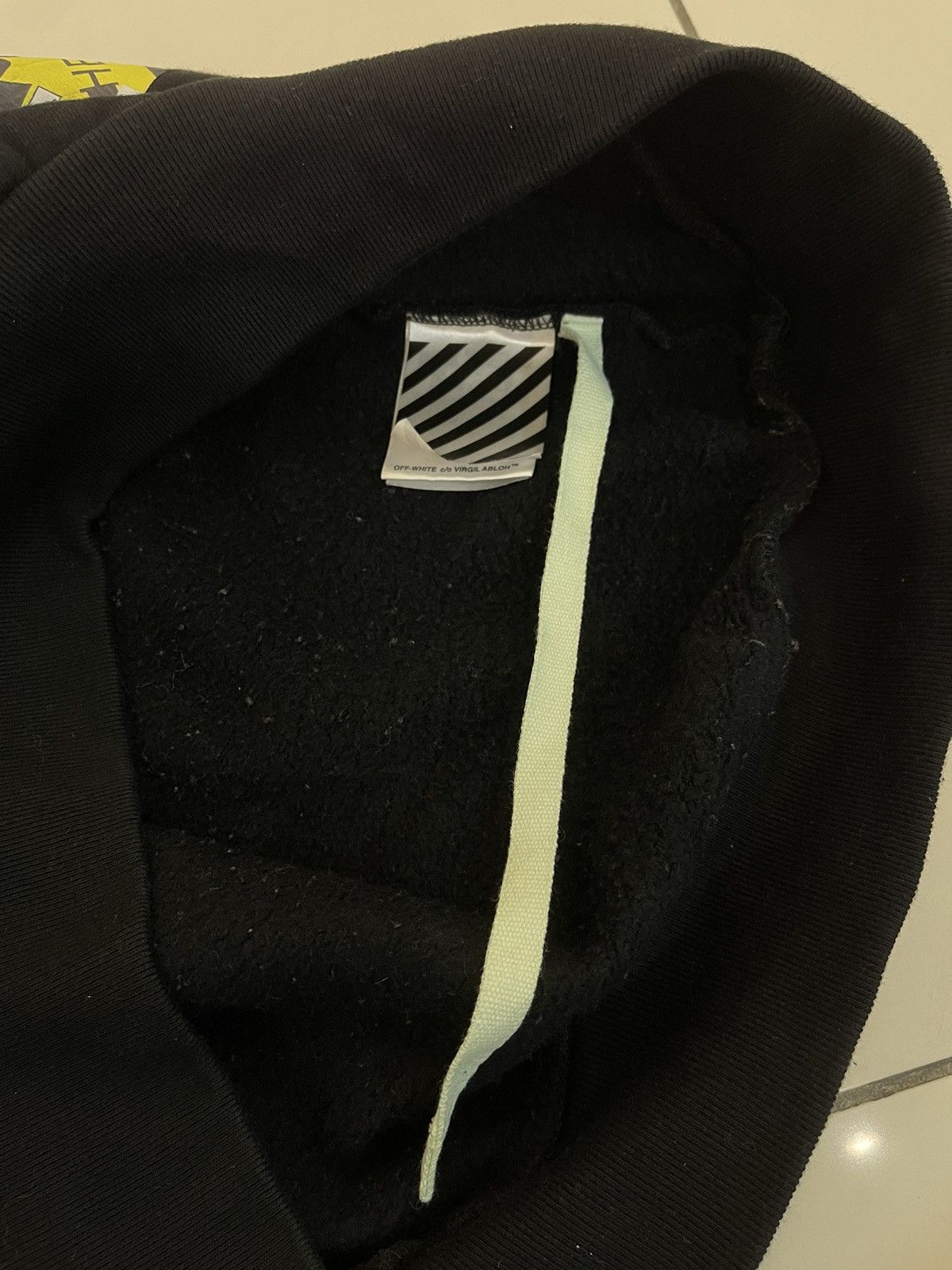 Off-White Off White Diagonal Spray Crewneck Size US S / EU 44-46 / 1 - 8 Thumbnail