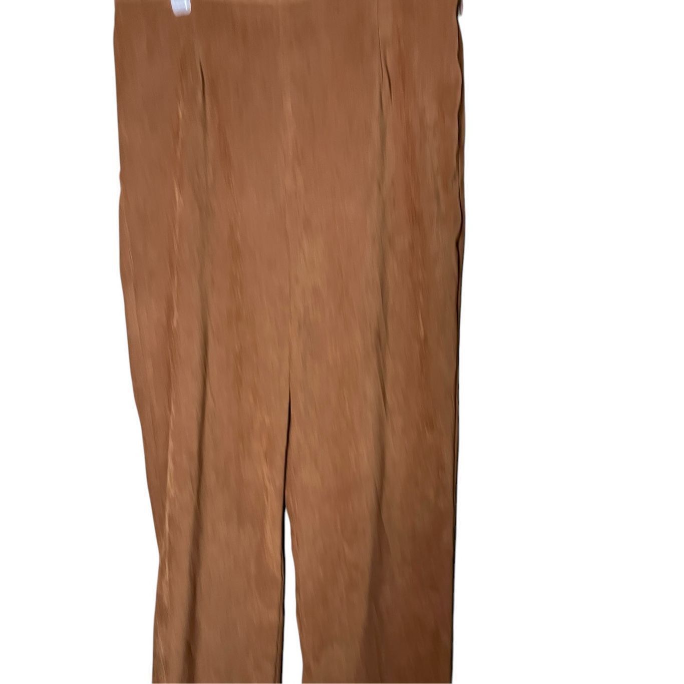 Other Vintage First Opinion Tan Wide Leg Pants Size 12P Size 34" / US 12 / IT 48 - 2 Thumbnail