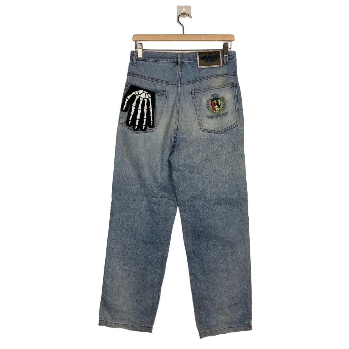 Japanese Brand VINTAGE MAGNETI MARELLI MILANO FERRARI JEANS DENIM Size US 28 / EU 44 - 6 Thumbnail