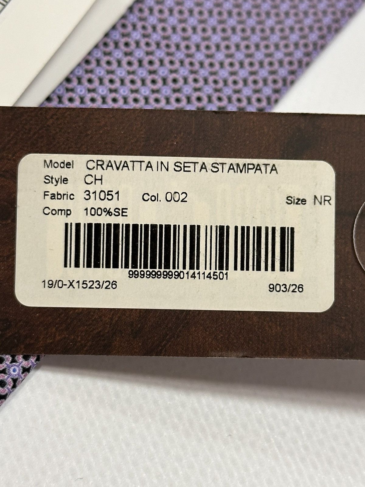 Designer × Stefano Ricci Stefano Ricci Beautiful Luxury Purple/Pink Contrast Tie Size ONE SIZE - 5 Thumbnail