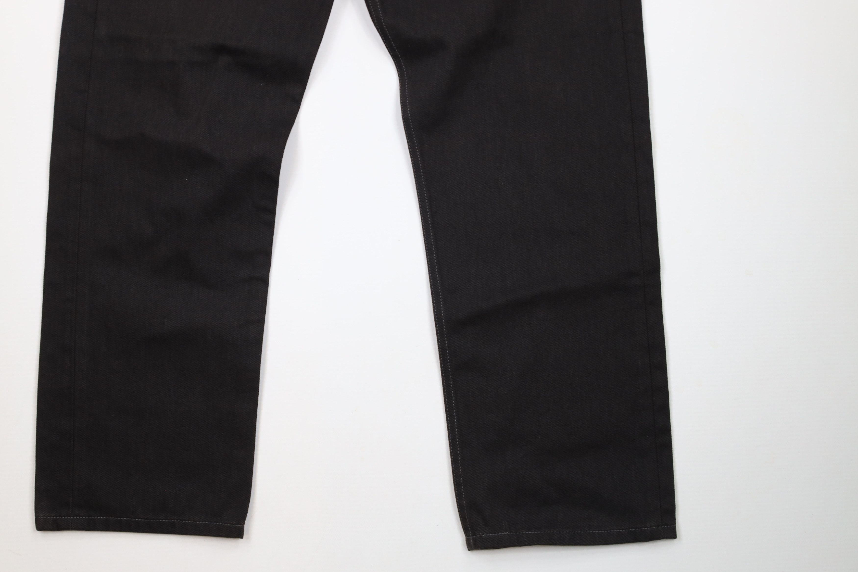 Levi's × Vintage Y2K Levis 501xx Fly Original Fit Denim Jeans Dark Brown Size US 38 / EU 54 - 4 Thumbnail