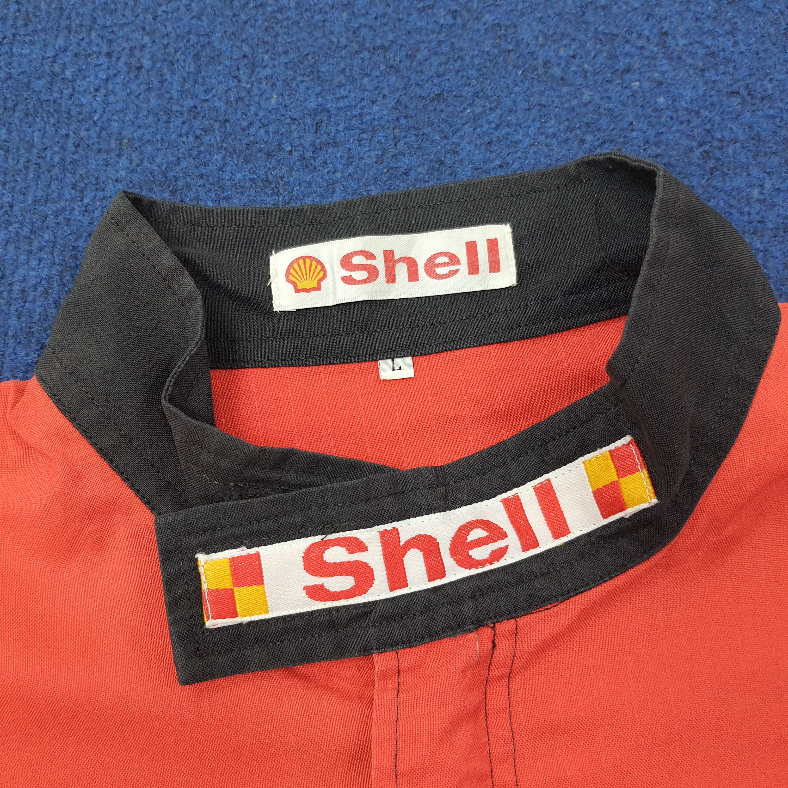 Other Vintage Shell Motor Sports Workwear Coverall C238N12 Size US M / EU 48-50 / 2 - 6 Thumbnail