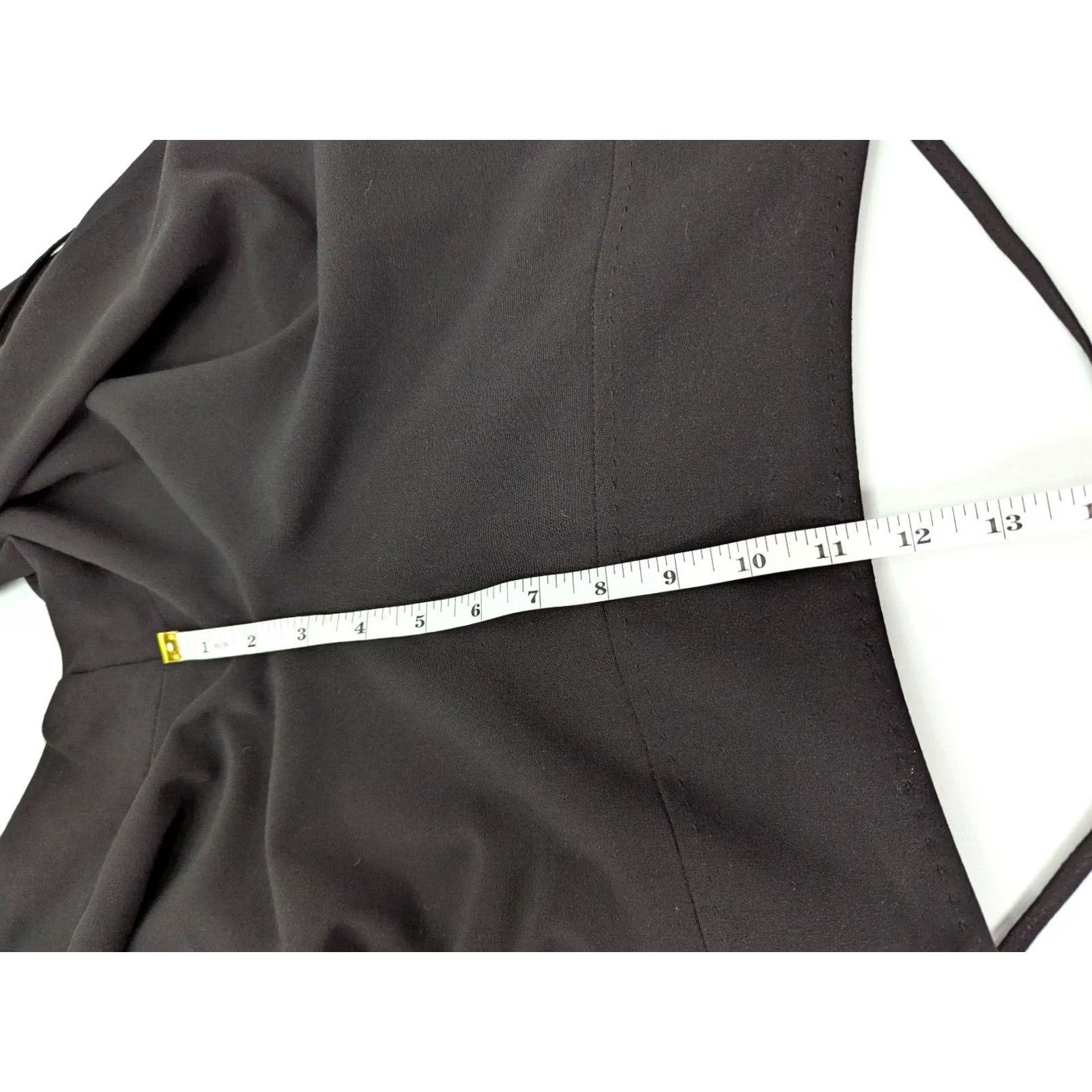 Vintage Tahari Women’s Black Wide-Leg Flat Front Career Work Dress Pants 12 Size 34" / US 12 / IT 48 - 6 Thumbnail