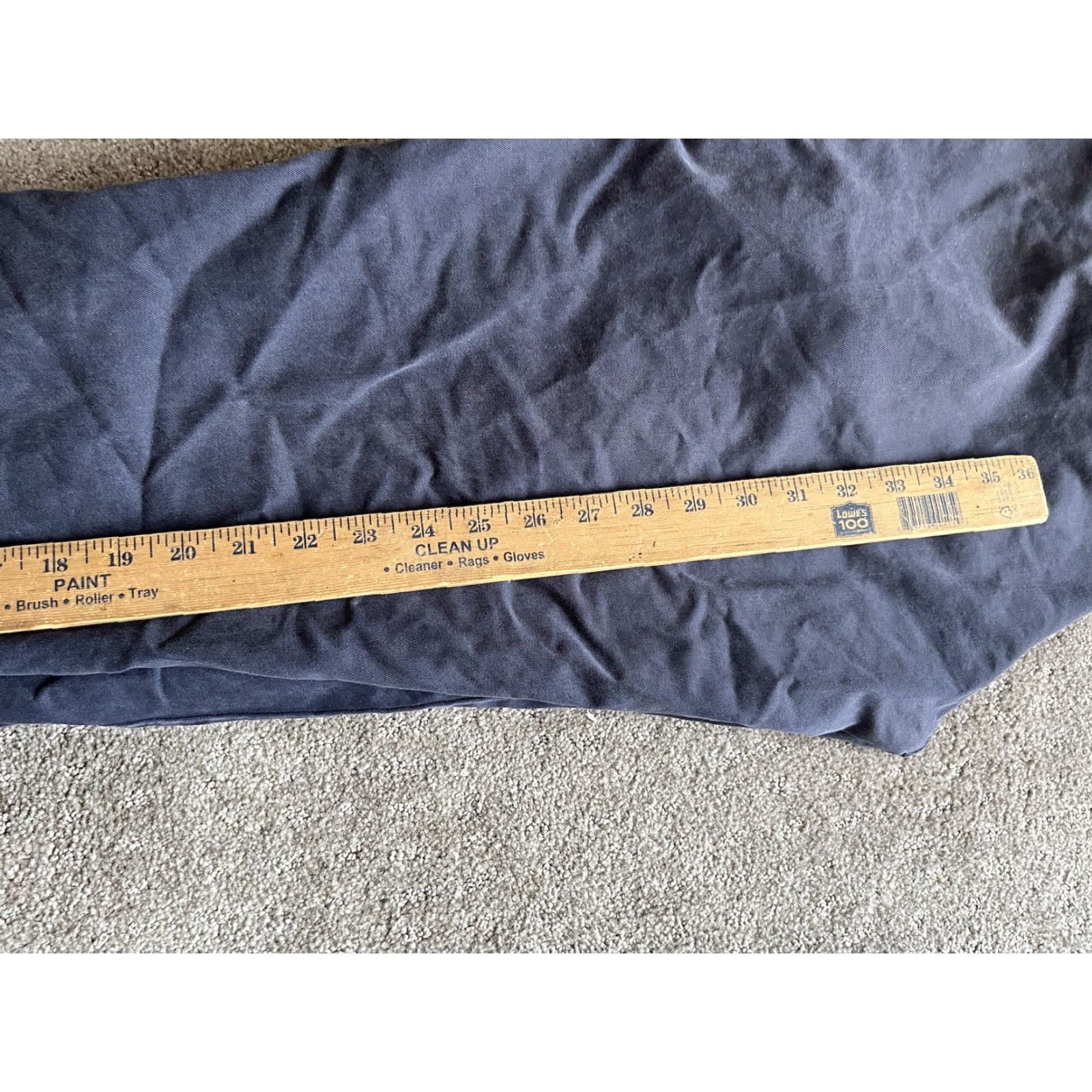 J.Crew VINTAGE J.CREW Men's Slim Chino Pants Size 36 Blue Cotton Flat Front Straight Leg Size US 36 / EU 52 - 8 Thumbnail