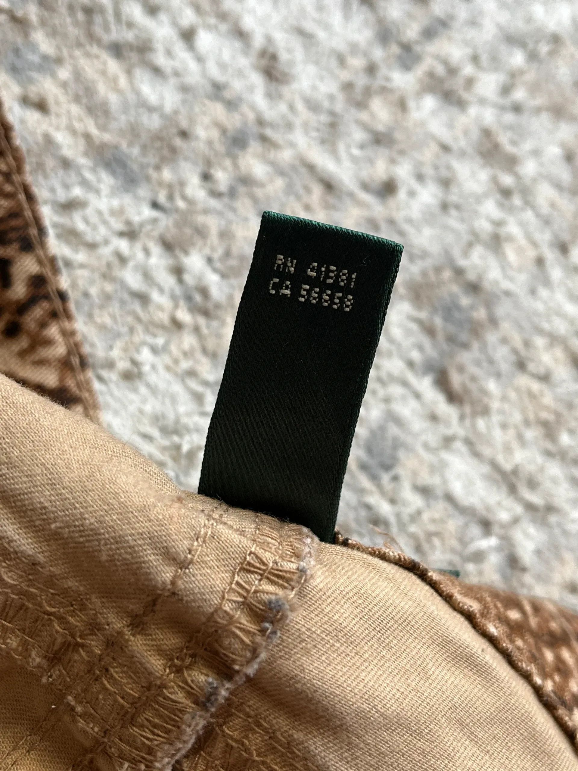 Polo Ralph Lauren Lauren Ralph Lauren Sz 6 Snake Overprint 2000s Y2K Size 28" / US 6 / IT 42 - 4 Thumbnail