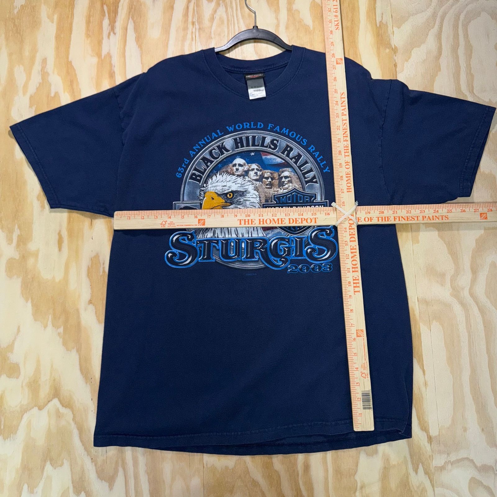 Harley Davidson Vintage Y2K Harley Davidson 63rd sturgis motorcycle t-shirt Size US XL / EU 56 / 4 - 4 Thumbnail