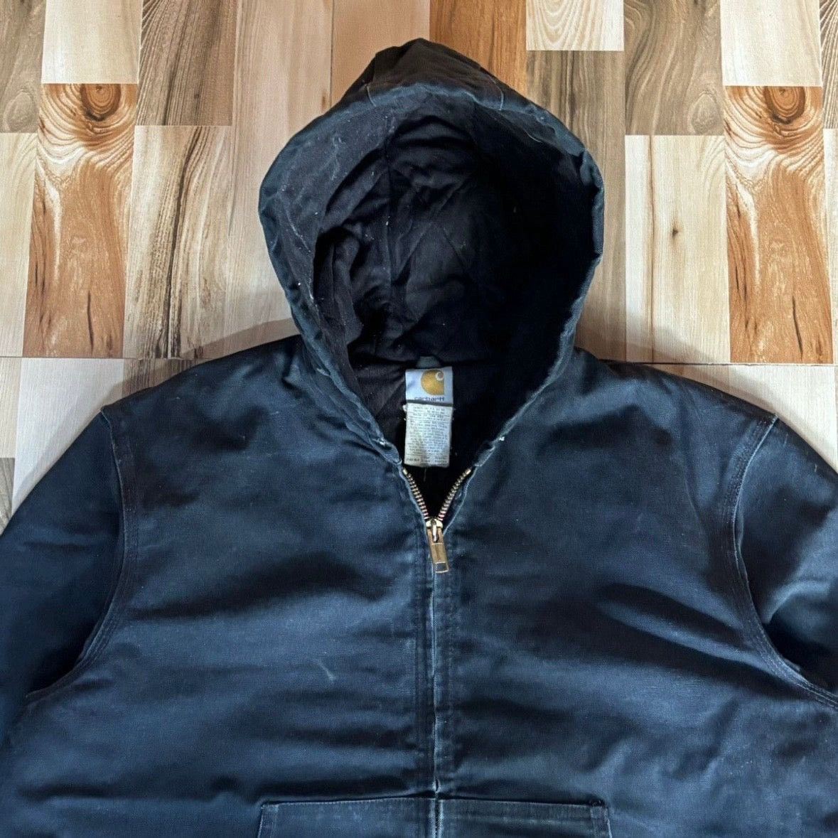 Carhartt Vintage 00s Carhartt Active Jacket BLK Size US L / EU 52-54 / 3 - 2 Thumbnail