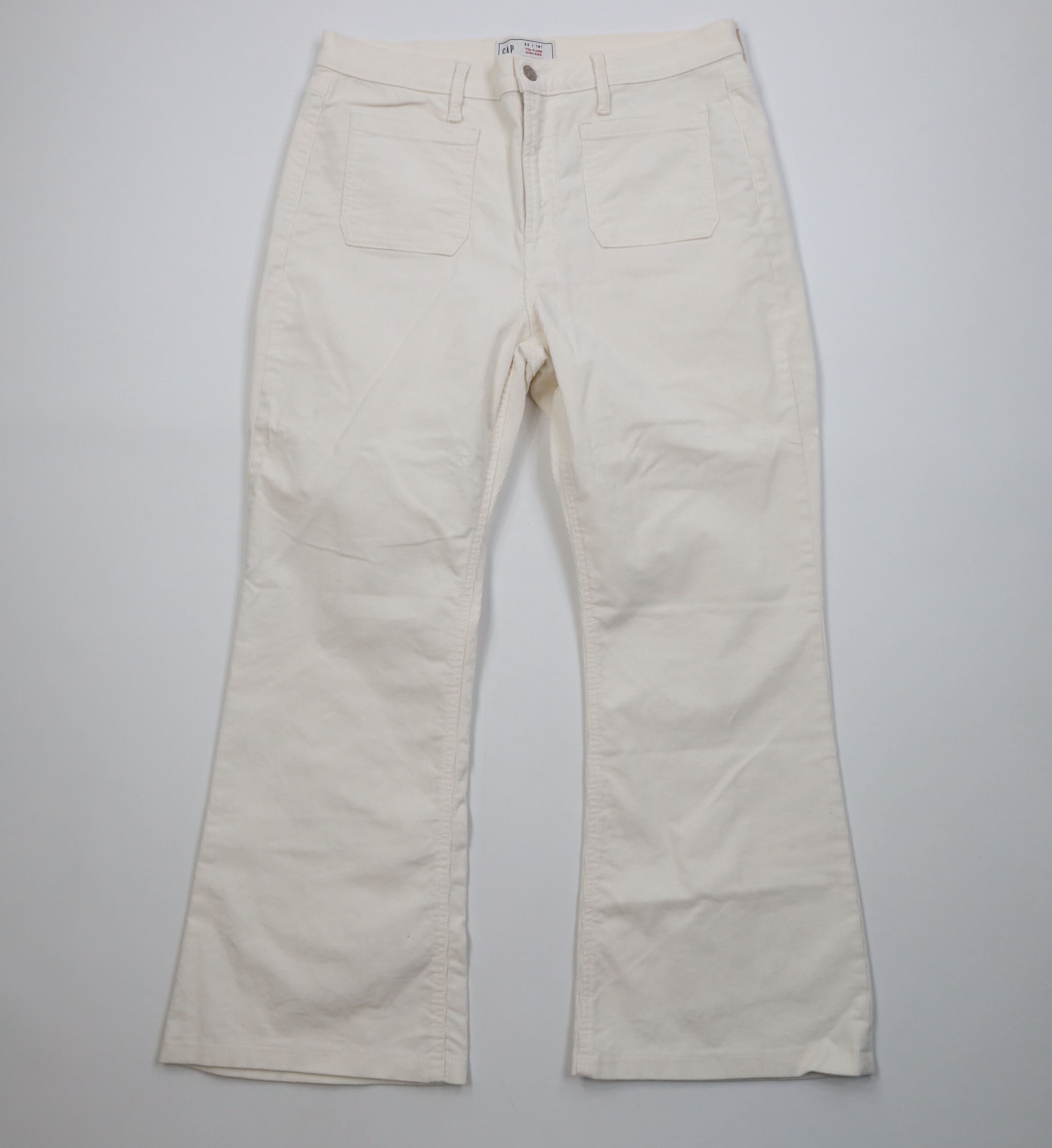 Gap Vintage Y2K Gap 70s High Rise Flared Wide Leg Corduroy Pants Size 36" / US 14 / IT 50 - 1 Thumbnail