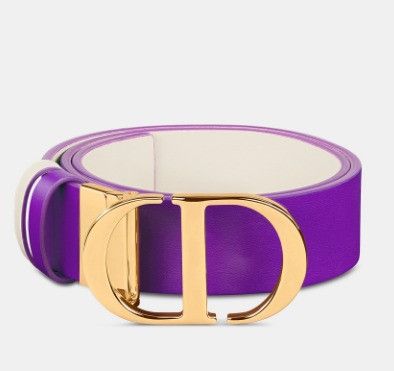 Dior o1w1db11024 Size: OS / Montaigne Reversible Belt in Purple Size ONE SIZE - 1 Thumbnail