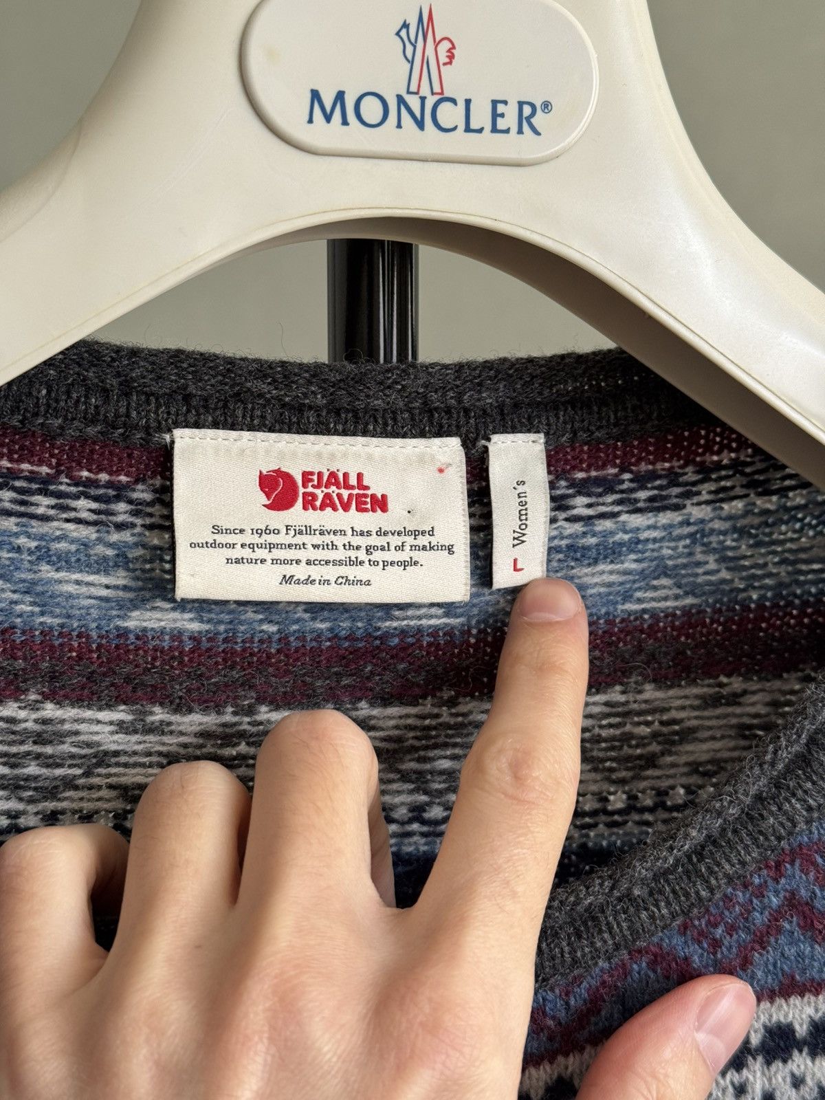 Fjallraven Fjallraven Övik Folk Knit Size L / US 10 / IT 46 - 4 Thumbnail