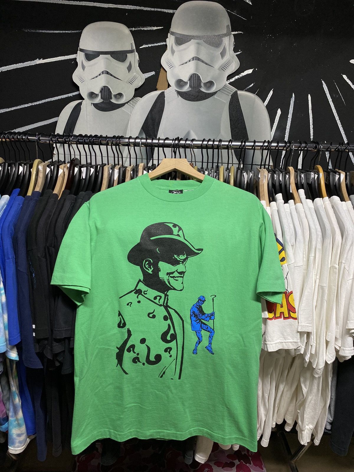 Other Vintage 90’s Batman Movie Riddler Tee Shirt Medium Size US M / EU 48-50 / 2 - 1 Thumbnail