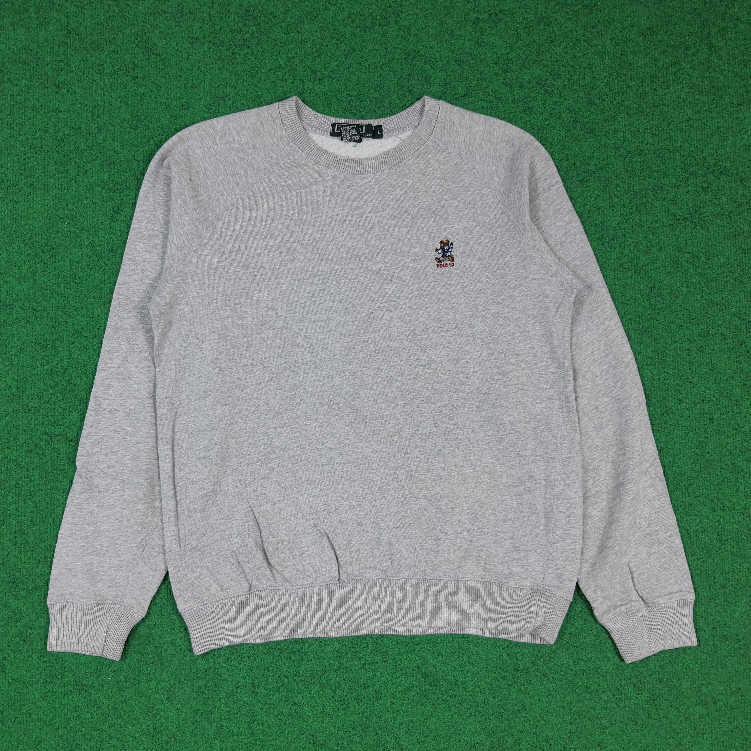Polo Ralph Lauren Vintage Polo by Ralph Lauren Polo Bear Sweatshirt C295N14 Size US S / EU 44-46 / 1 - 1 Thumbnail