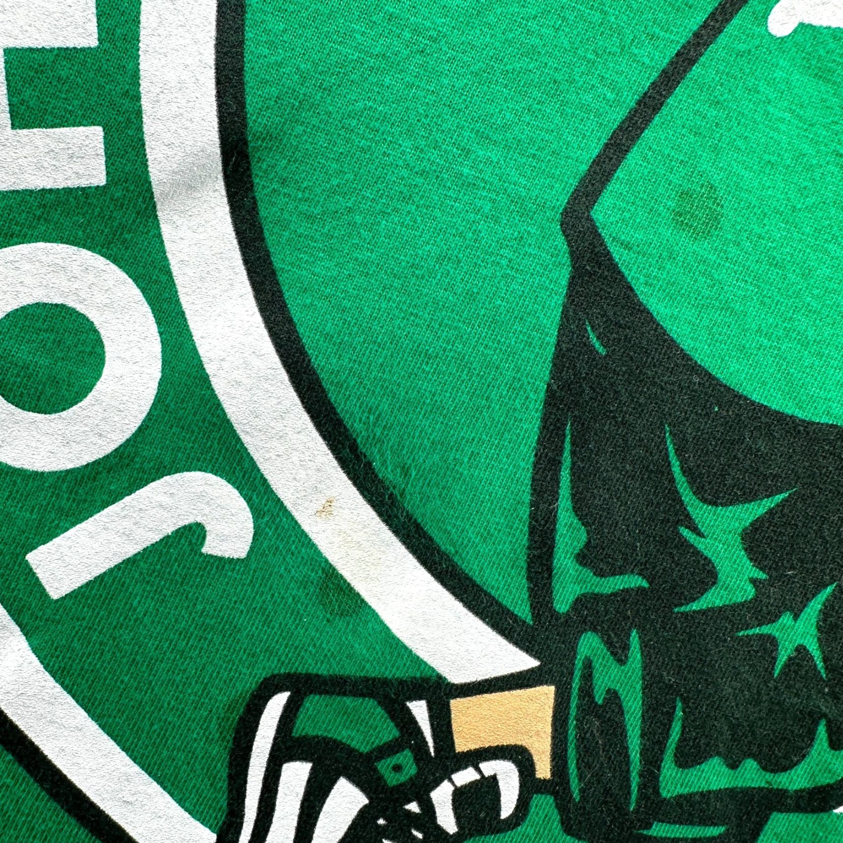 Johnny Cupcakes Johnny Cupcakes Football Graphic T-Shirt Boston Celtics Shirt Men Large Green 100% Cotton Size US L / EU 52-54 / 3 - 5 Thumbnail