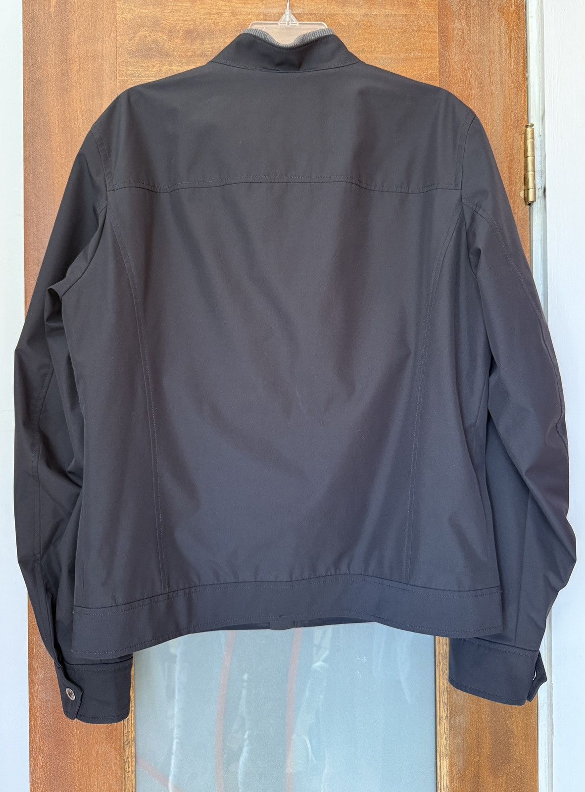 Banana Republic Banana Republic Men’s Black Bomber Lined Aviation Jacket M Size US M / EU 48-50 / 2 - 7 Thumbnail