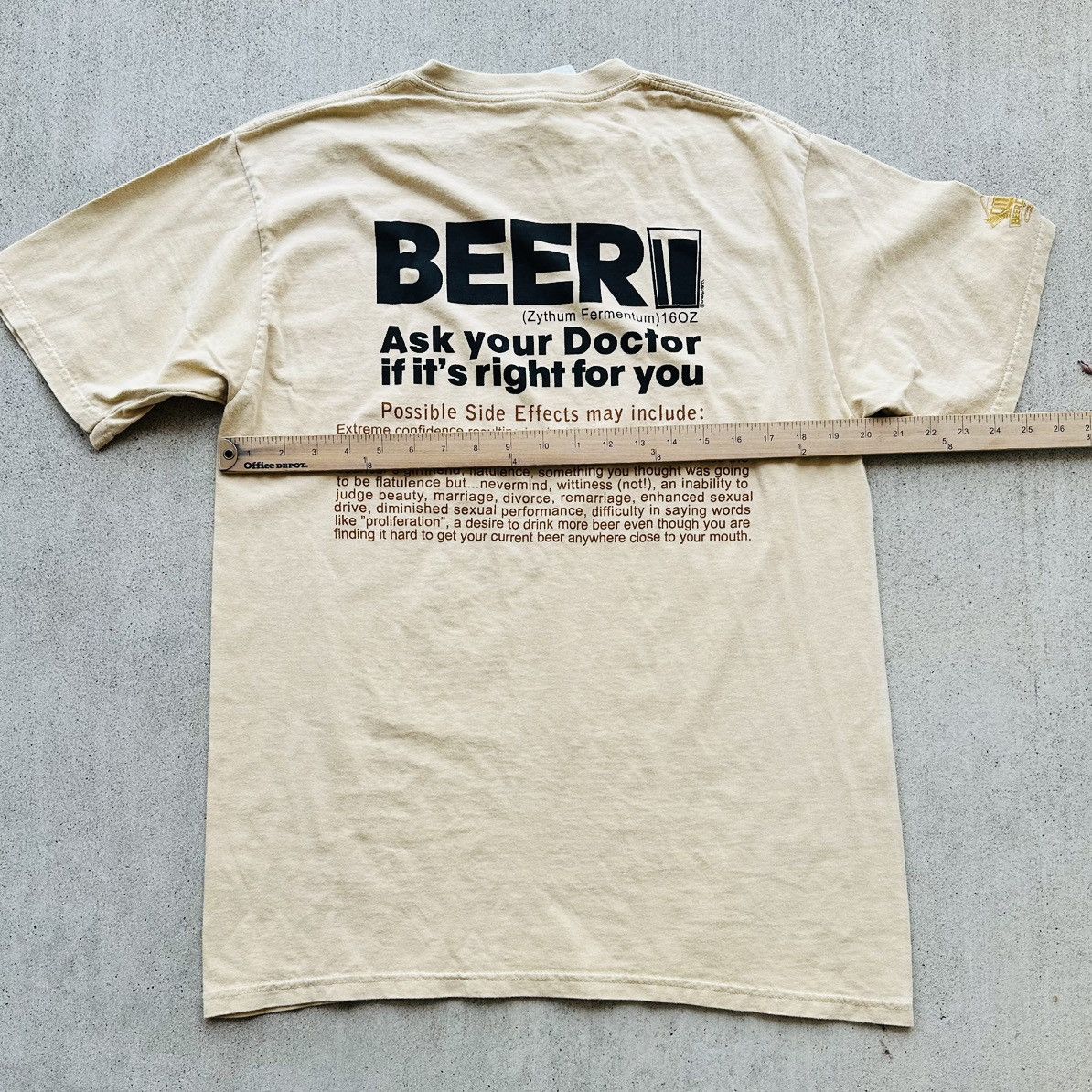 Vintage Vintage Crazy Shirts Tee Y2K Funny Dad Joke Deadstock Beer Size US M / EU 48-50 / 2 - 6 Thumbnail