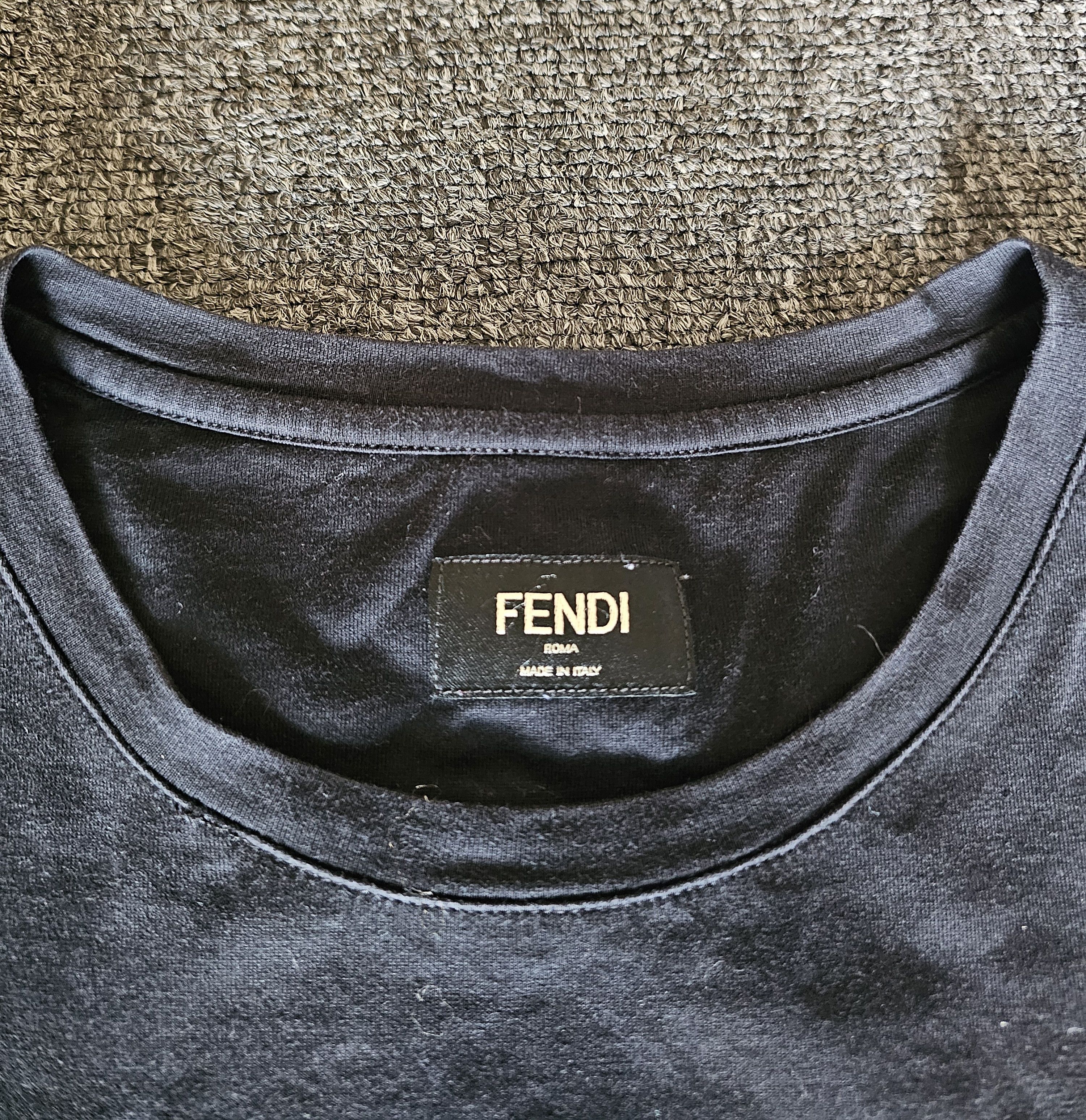 Fendi Fendi Unisex FF T-Shirt Size XS Size XS / US 0-2 / IT 36-38 - 2 Thumbnail