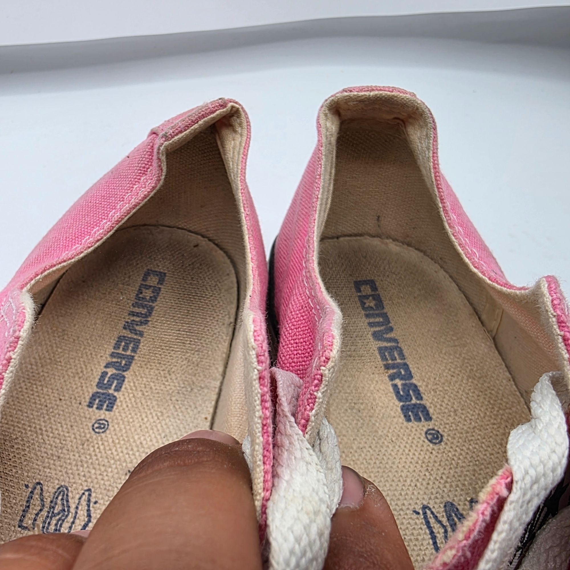 Converse Converse All Star Womens Size 9.5 Pink Canvas Low Top Sneake Size US 9.5 / IT 39.5 - 7 Thumbnail