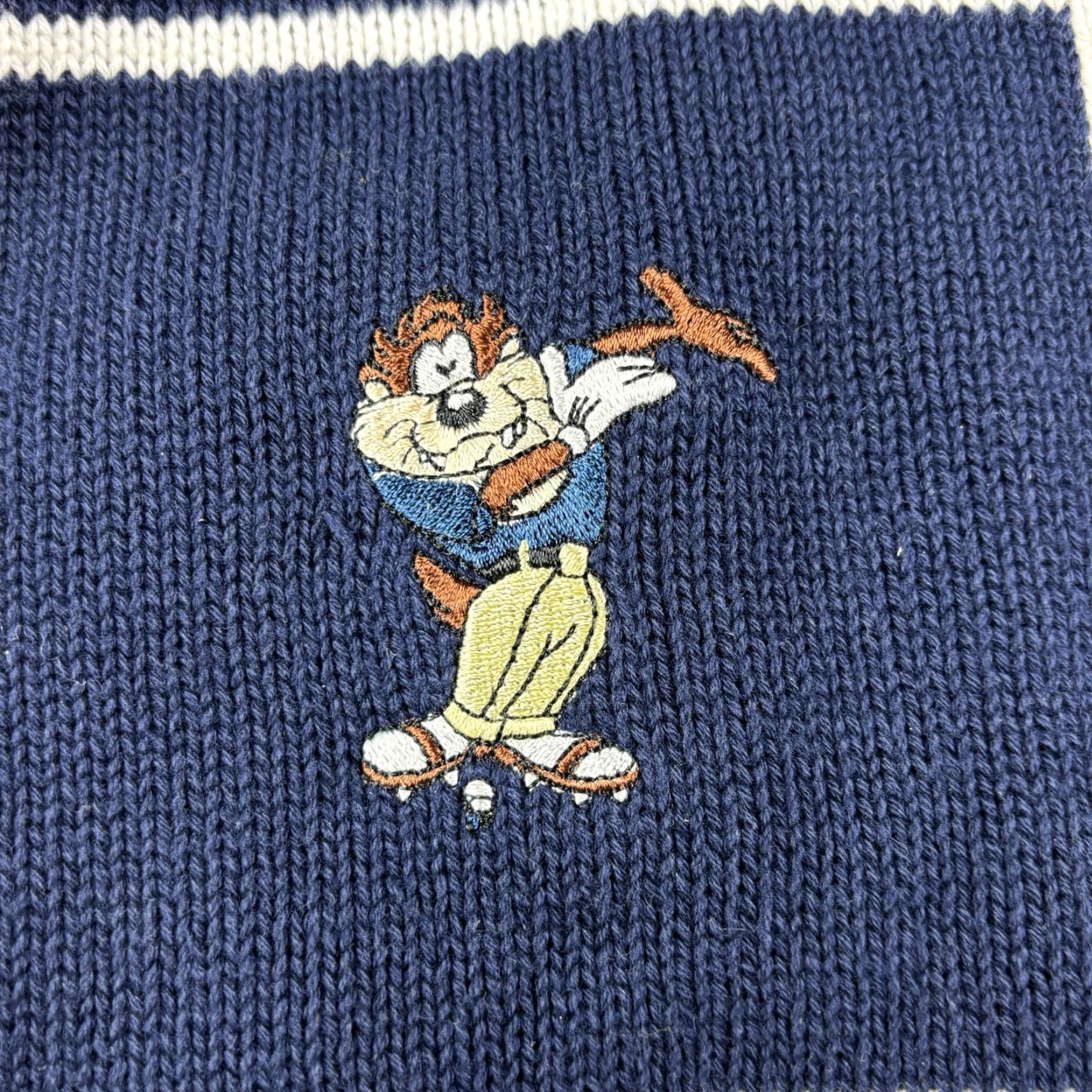 Vintage VINTAGE Warner Bros. Studio Store Tasmanian Devil Golf Pullover Crew Neck Sweater Size US XXL / EU 58 / 5 - 4 Thumbnail