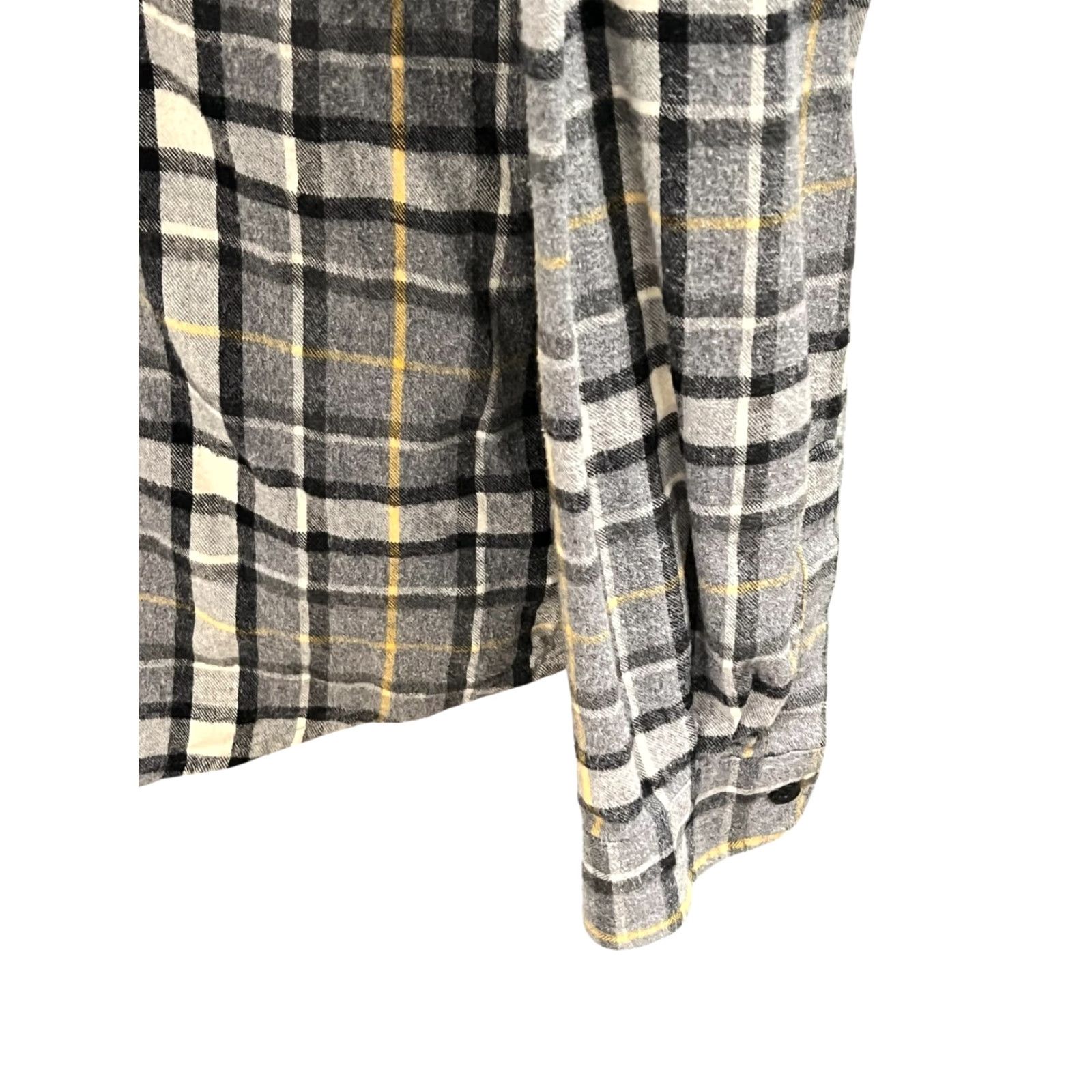 Vintage LL Bean Mens Traditional Fit Large Reg Gray Plaid Flannel Shirt Long Sleeve Size US L / EU 52-54 / 3 - 4 Thumbnail