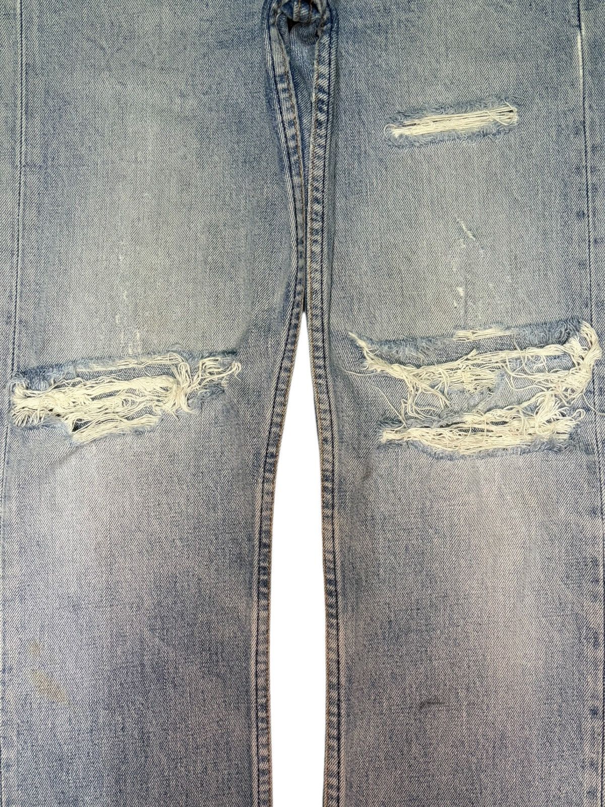 Levi's Vintage 90s Levis 505 Faded Wash Distressed Jeans Size US 30 / EU 46 - 3 Thumbnail