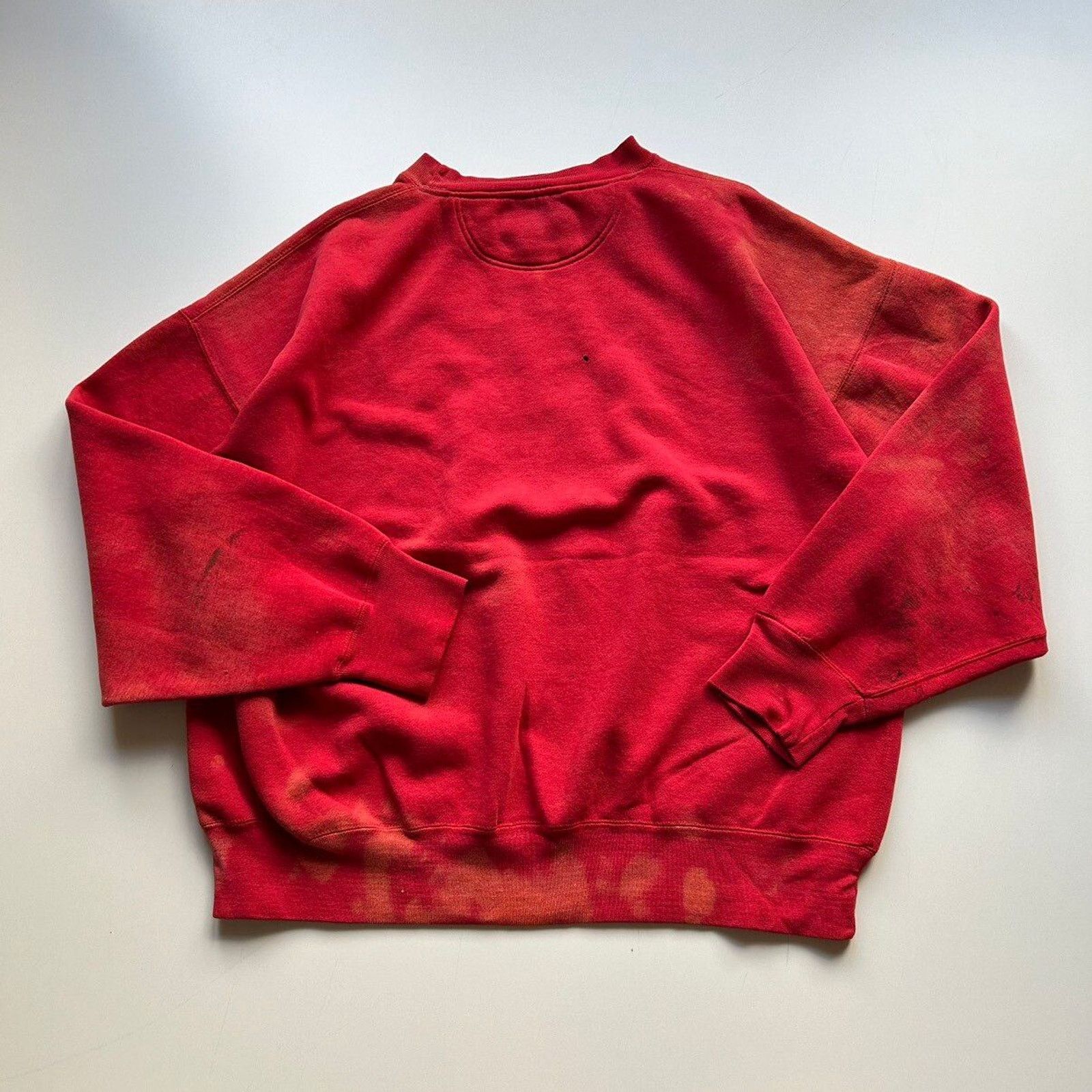 NCAA × Vintage Vintage 90s Wisconsin Badgers NCAA Crewneck XL Bleached Rare Size US L / EU 52-54 / 3 - 7 Thumbnail