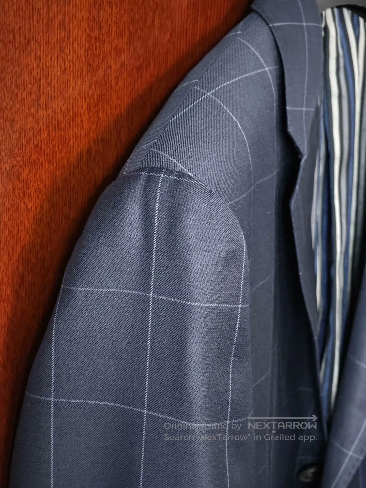 Japanese Brand Dormeuil Wool Custom Suit Jacket. Size US M / EU 48-50 / 2 - 3 Thumbnail