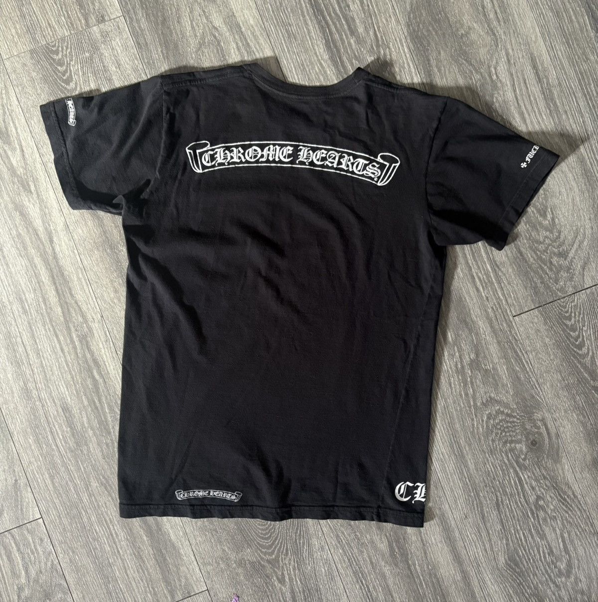 Chrome Hearts Chrome hearts vertical logo T-shirt Size US M / EU 48-50 / 2 - 2 Thumbnail