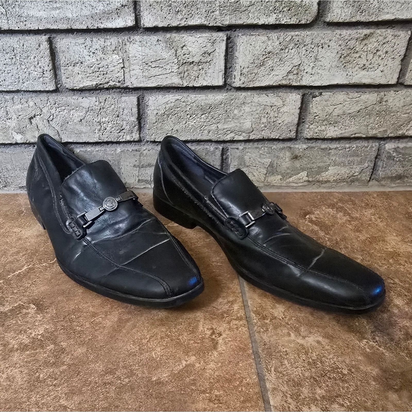Guess Black Detailed | GUESS | Leather Loafer Size US 9 / EU 42 - 2 Thumbnail
