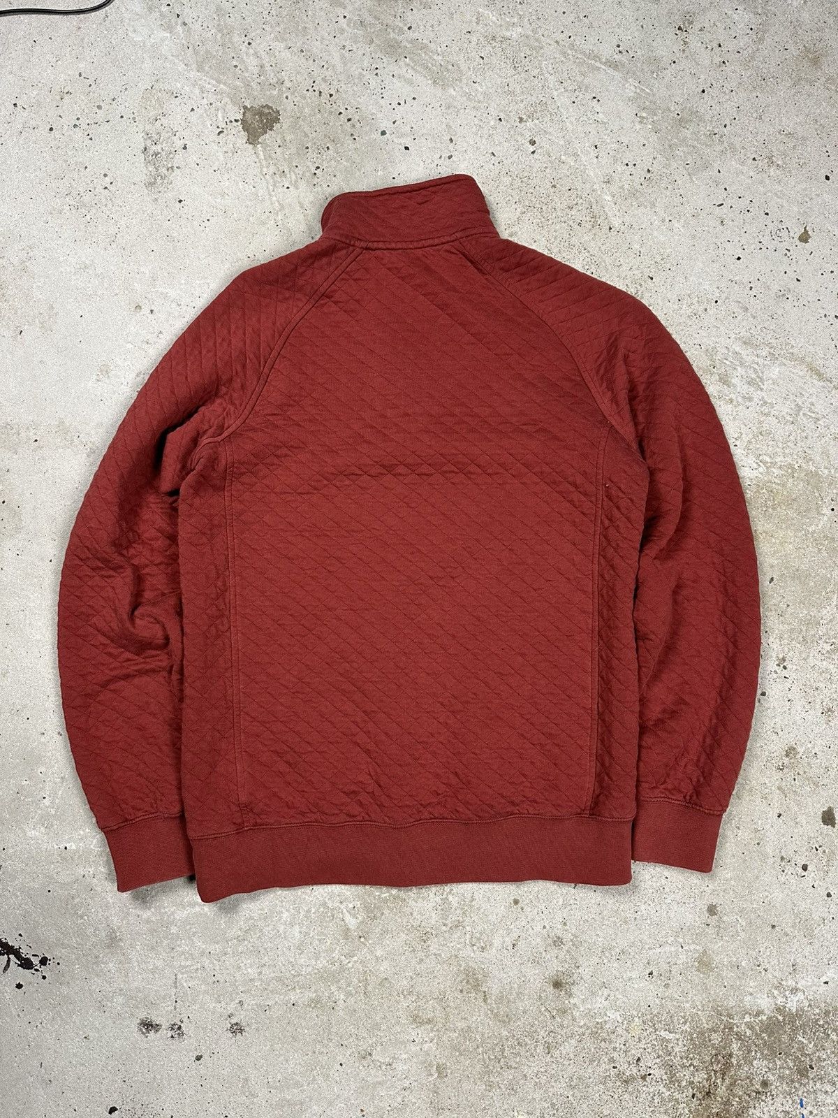 L.L. Bean × Vintage L.L. Bean Quilted Red Sweatshirt Half Button Outdoor Size US S / EU 44-46 / 1 - 2 Thumbnail